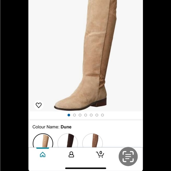 Lucky Brand Calypso Tall Suede Tan Boots, 8 - Picture 13 of 16